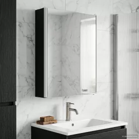    Fürdőszobai tükörszekrény Fekete tölgy 43 x 11,5 x 60,5 cm