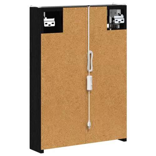  Fürdőszobai tükörszekrény Fekete tölgy 43 x 11,5 x 60,5 cm