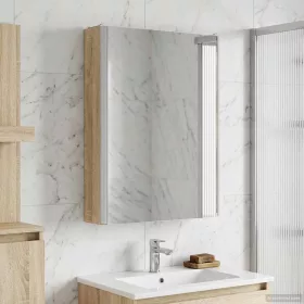    Fürdőszobai tükörszekrény Sonoma tölgy 43 x 11,5 x 60,5 cm