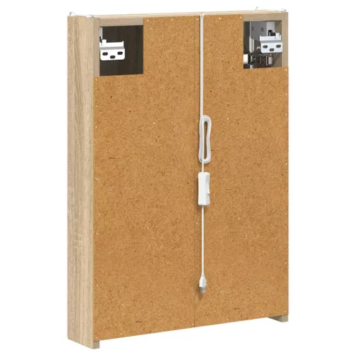  Fürdőszobai tükörszekrény Sonoma tölgy 43 x 11,5 x 60,5 cm