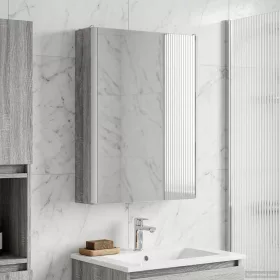    Fürdőszobai tükörszekrény Szürke Sonoma 43 x 11,5 x 60,5 cm
