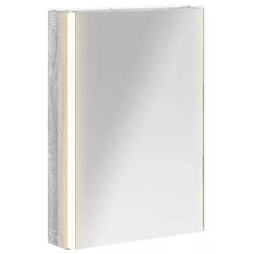  Fürdőszobai tükörszekrény Szürke Sonoma 43 x 11,5 x 60,5 cm