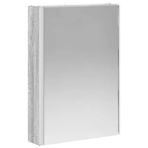  Fürdőszobai tükörszekrény Szürke Sonoma 43 x 11,5 x 60,5 cm