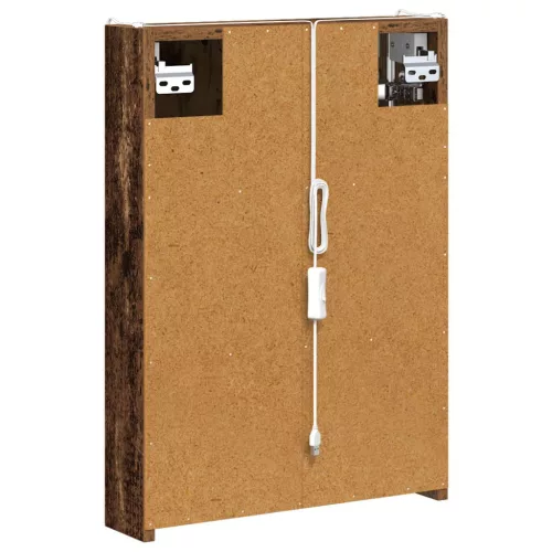  Fürdőszobai tükörszekrény Öreg fa 43 x 11,5 x 60,5 cm Faanyag