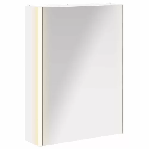  Fürdőszobai tükörszekrény Fehér 53,5 x 15,5 x 70 cm Faanyag