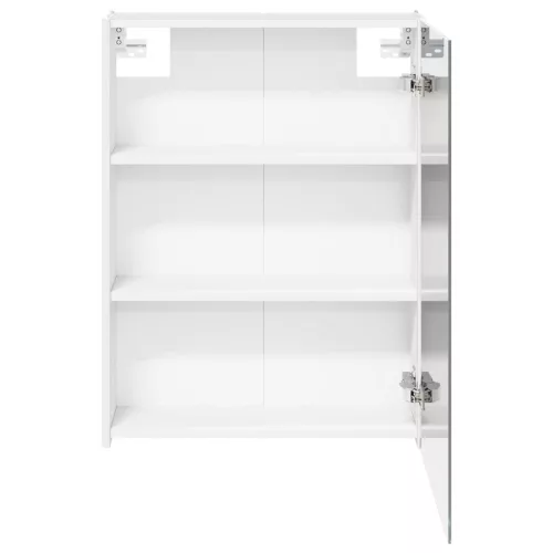  Fürdőszobai tükörszekrény Fehér 53,5 x 15,5 x 70 cm Faanyag