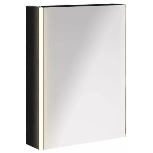  Fürdőszobai tükörszekrény Fekete tölgy 53,5 x 15,5 x 70 cm