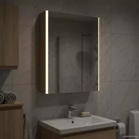    Fürdőszobai tükörszekrény Sonoma tölgy 53,5 x 15,5 x 70 cm