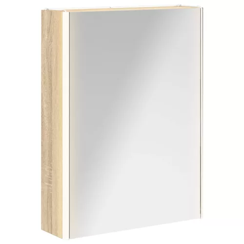  Fürdőszobai tükörszekrény Sonoma tölgy 53,5 x 15,5 x 70 cm