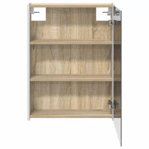  Fürdőszobai tükörszekrény Sonoma tölgy 53,5 x 15,5 x 70 cm