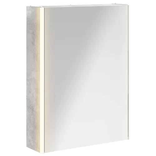  Fürdőszobai tükörszekrény Beton Szürke 53,5 x 15,5 x 70 cm