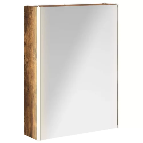  Fürdőszobai tükörszekrény Füstölt tölgy 73.5 x 15.5 x 70 cm