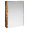  Fürdőszobai tükörszekrény Füstölt tölgy 73.5 x 15.5 x 70 cm