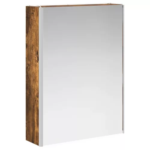  Fürdőszobai tükörszekrény Füstölt tölgy 73.5 x 15.5 x 70 cm