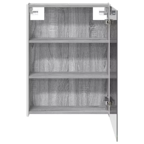  Fürdőszobai tükörszekrény Szürke Sonoma 53,5 x 15,5 x 70 cm