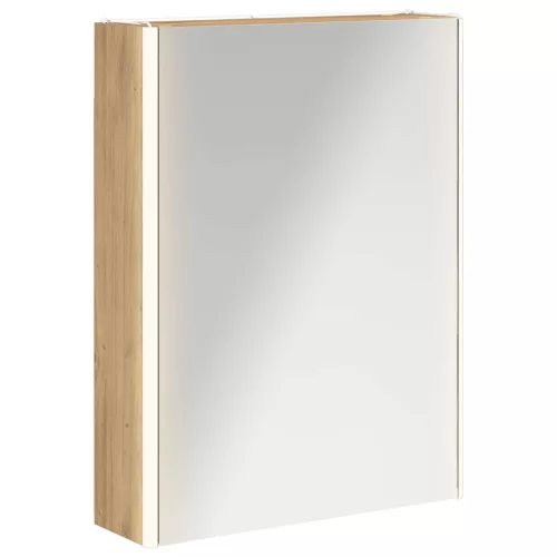  Fürdőszobai tükörszekrény Művészi tölgy 53,5 x 15,5 x 70 cm