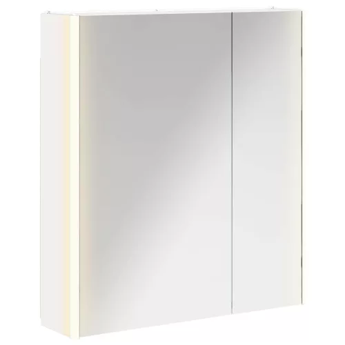  Fürdőszobai tükörszekrény Fehér 63,5 x 15,5 x 70 cm Faanyag