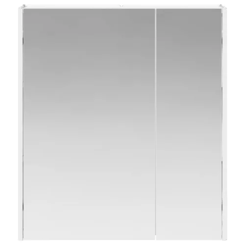  Fürdőszobai tükörszekrény Fehér 63,5 x 15,5 x 70 cm Faanyag