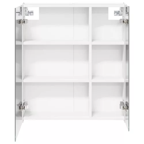  Fürdőszobai tükörszekrény Fehér 63,5 x 15,5 x 70 cm Faanyag