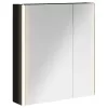  Fürdőszobai tükörszekrény Fekete tölgy 63,5 x 15,5 x 70 cm