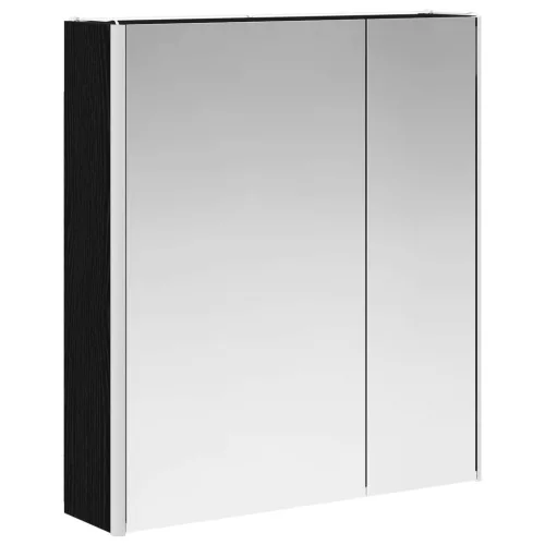  Fürdőszobai tükörszekrény Fekete tölgy 63,5 x 15,5 x 70 cm