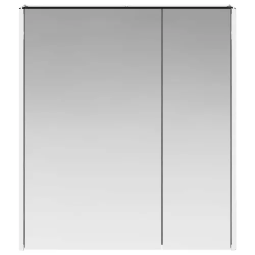  Fürdőszobai tükörszekrény Fekete tölgy 63,5 x 15,5 x 70 cm