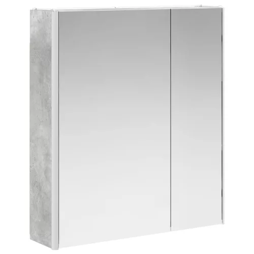  Fürdőszobai tükörszekrény Beton Szürke 63,5 x 15,5 x 70 cm