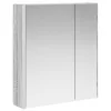  Fürdőszobai tükörszekrény Szürke Sonoma 63,5 x 15,5 x 70 cm