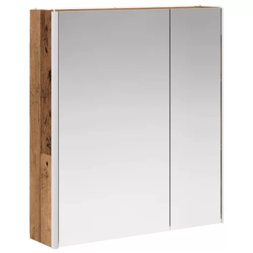  Fürdőszobai tükörszekrény Öreg fa 63,5 x 15,5 x 70 cm Faanyag