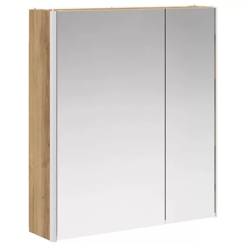  Fürdőszobai tükörszekrény Művészi tölgy 63,5 x 15,5 x 70 cm