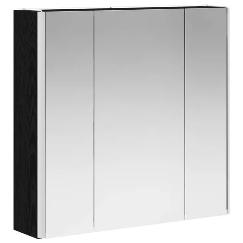  Fürdőszobai tükörszekrény Fekete tölgy 63,5 x 15,5 x 60,5 cm