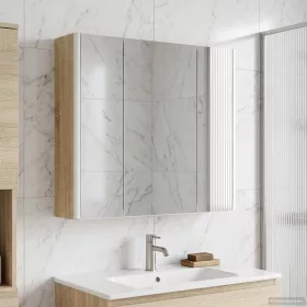    Fürdőszobai tükörszekrény Sonoma tölgy 63,5 x 15,5 x 60,5 cm