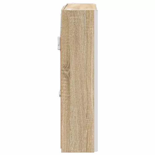  Fürdőszobai tükörszekrény Sonoma tölgy 63,5 x 15,5 x 60,5 cm