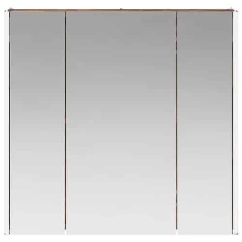  Fürdőszobai tükörszekrény Füstölt tölgy 63,5 x 15,5 x 60,5 cm