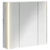  Fürdőszobai tükörszekrény Szürke Sonoma 63,5 x 15,5 x 60,5 cm