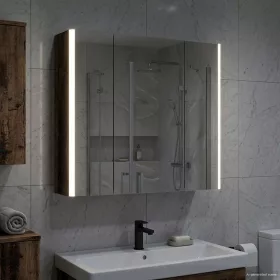    Fürdőszobai tükörszekrény Öreg fa 63,5 x 15,5 x 60,5 cm Faanyag