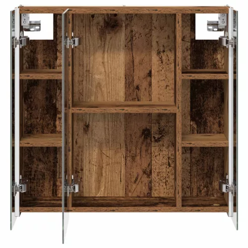  Fürdőszobai tükörszekrény Öreg fa 63,5 x 15,5 x 60,5 cm Faanyag