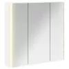  Fürdőszobai tükörszekrény Fehér 73.5 x 15.5 x 70 cm Faanyag