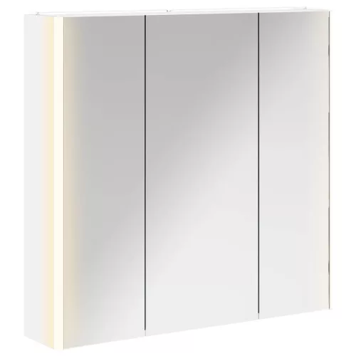  Fürdőszobai tükörszekrény Fehér 73.5 x 15.5 x 70 cm Faanyag