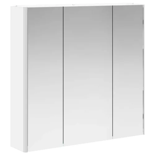  Fürdőszobai tükörszekrény Fehér 73.5 x 15.5 x 70 cm Faanyag