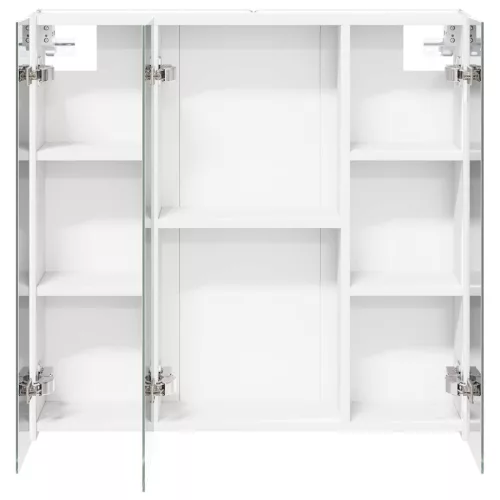  Fürdőszobai tükörszekrény Fehér 73.5 x 15.5 x 70 cm Faanyag