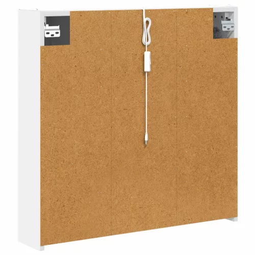  Fürdőszobai tükörszekrény Fehér 73.5 x 15.5 x 70 cm Faanyag