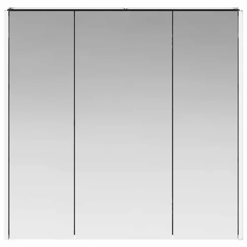  Fürdőszobai tükörszekrény Fekete tölgy 73.5 x 15.5 x 70 cm