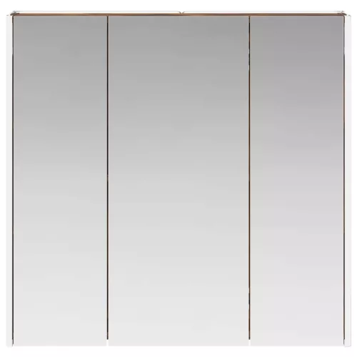  Fürdőszobai tükörszekrény Füstölt tölgy 73.5 x 15.5 x 70 cm