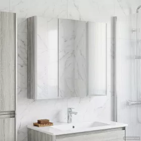    Fürdőszobai tükörszekrény Szürke Sonoma 73.5 x 15.5 x 70 cm