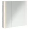  Fürdőszobai tükörszekrény Szürke Sonoma 73.5 x 15.5 x 70 cm