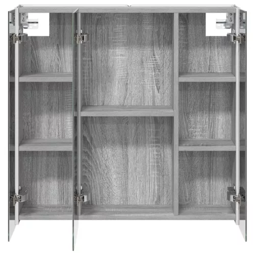  Fürdőszobai tükörszekrény Szürke Sonoma 73.5 x 15.5 x 70 cm