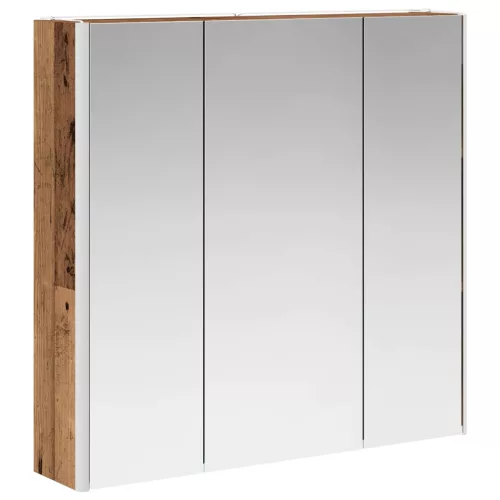  Fürdőszobai tükörszekrény Öreg fa 73.5 x 15.5 x 70 cm Faanyag