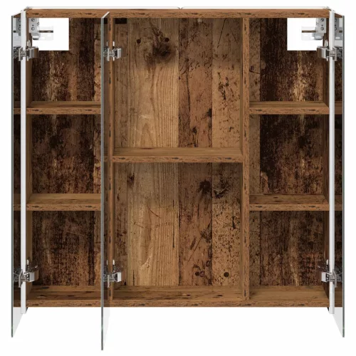  Fürdőszobai tükörszekrény Öreg fa 73.5 x 15.5 x 70 cm Faanyag