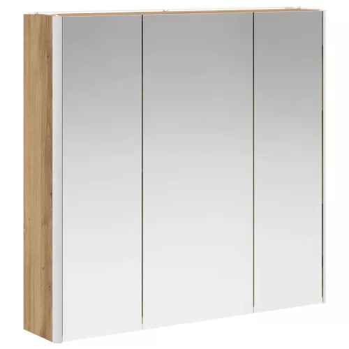  Fürdőszobai tükörszekrény Művészi tölgy 73.5 x 15.5 x 70 cm